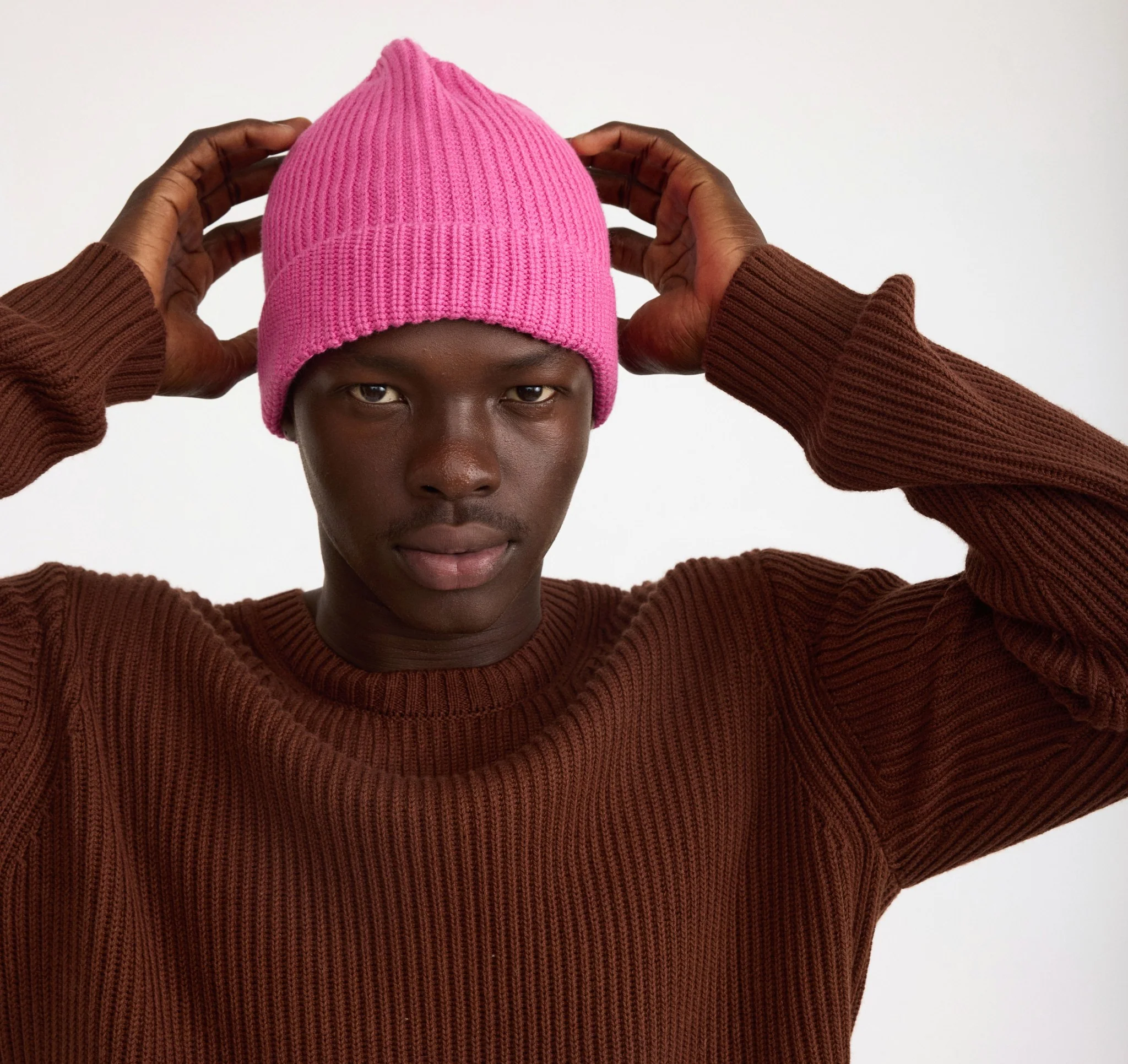 Soft Knit Fluffy Beanie - Image 3