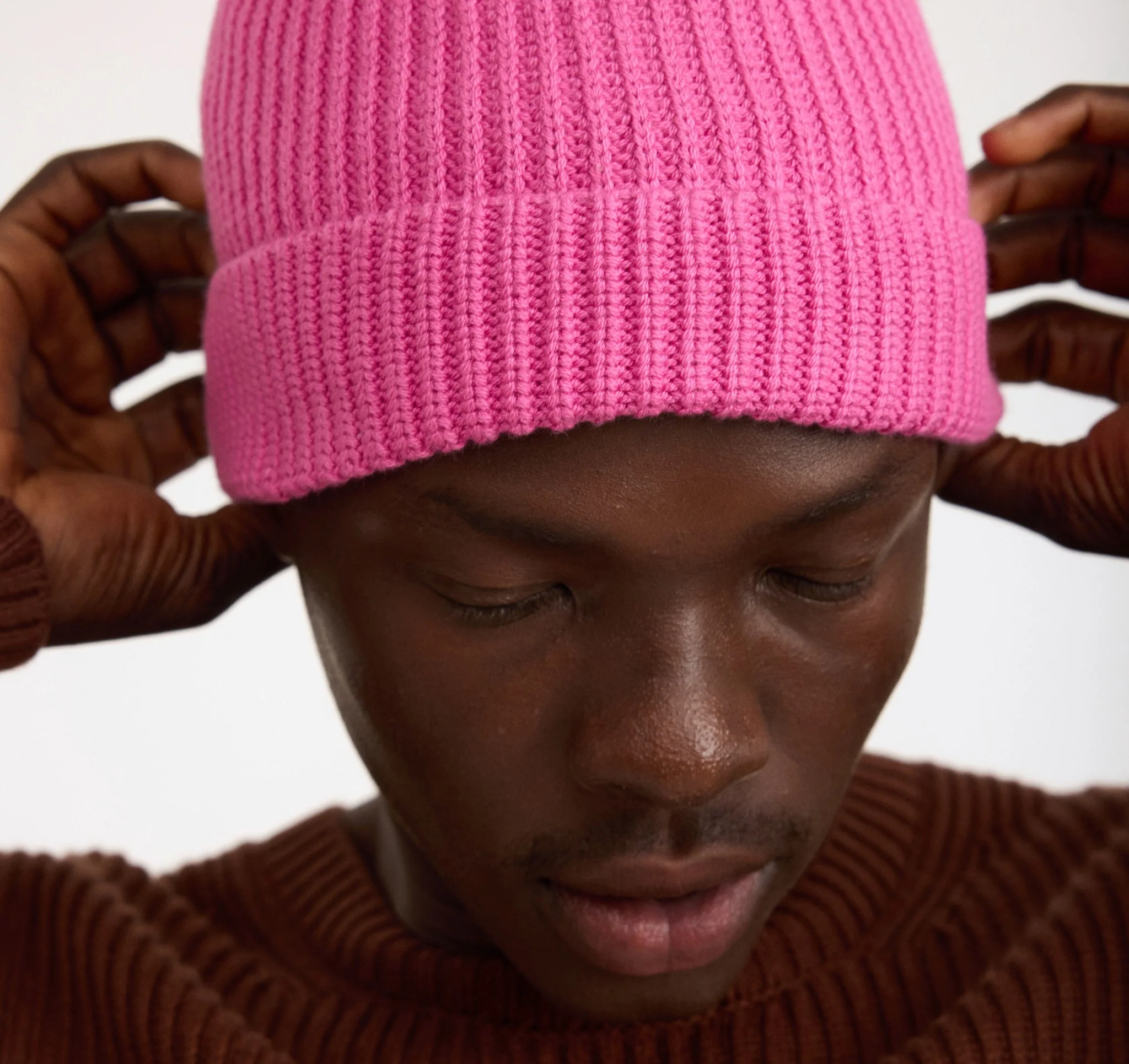 Soft Knit Fluffy Beanie - Image 4